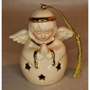 Lenox Color Changing Lit Angel Ornament With Original Box